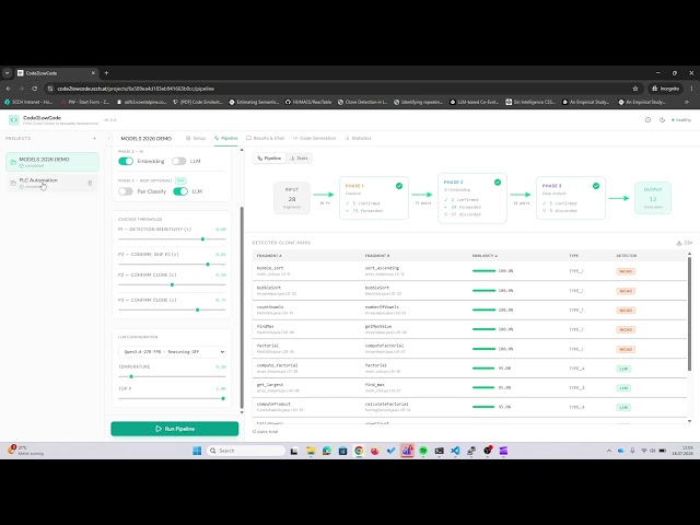 Code2LowCode - MODELS 2026 DEMO