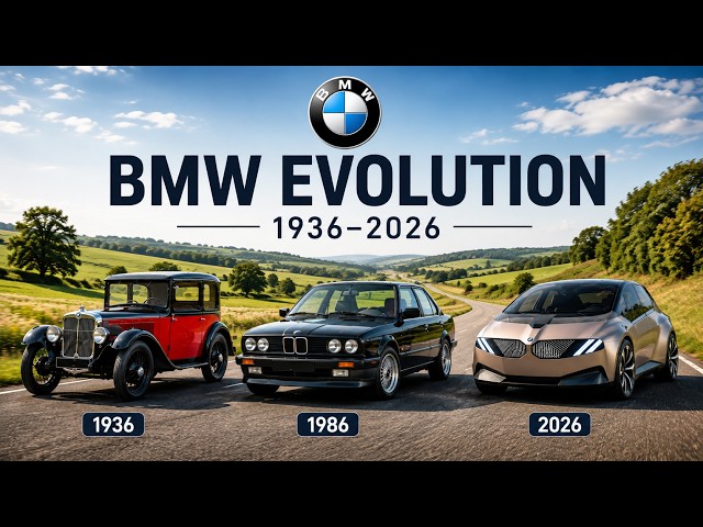 BMW Evolution (1936–2026) | Legendary Cars Through Time 🤯