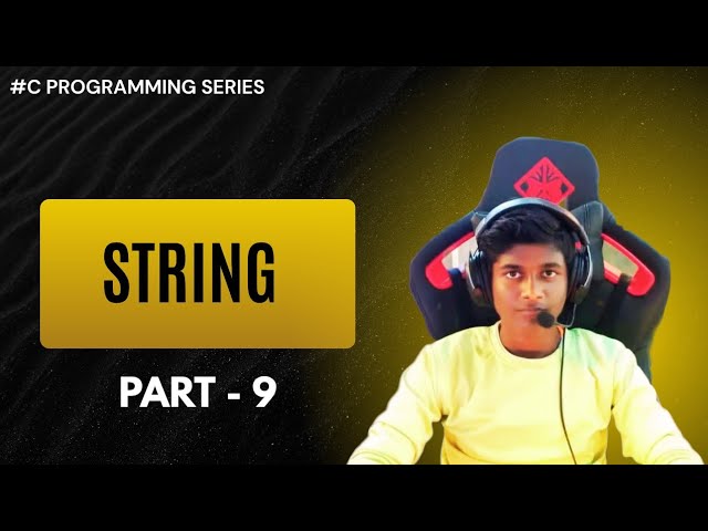 “String in C Programming 🔥”#CBasics #CProgramming #CodeWithGulshan #Coding #LearnC 