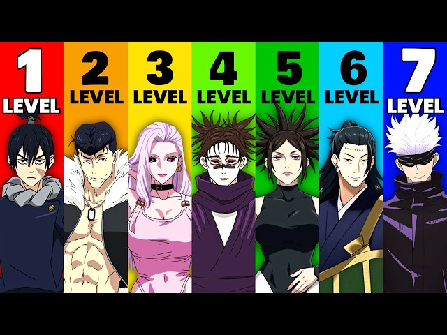 7 Levels Of Cursed Technique In JJK