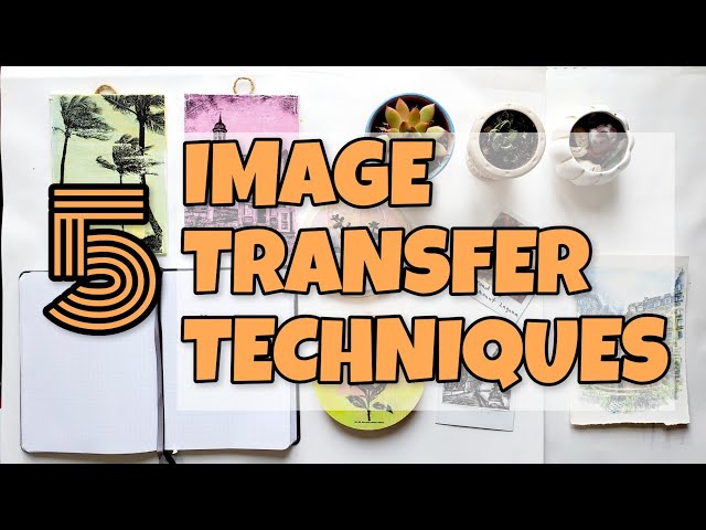 5 easy image transfer techniques | Photo transfer to any surface/ Link to full tutorials below video