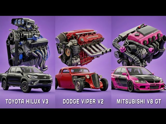 V4 Viper vs 4G63 vs Turbo-GR Ultimate Engine Swap Battle