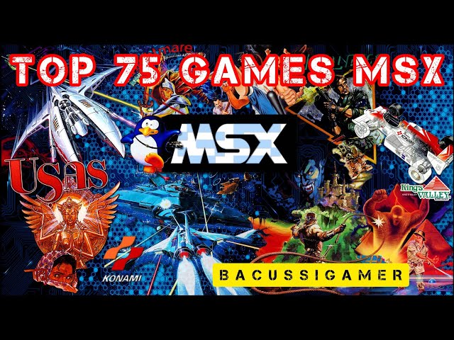 MSX GAMES JUEGOS - 🔥TOP 75 🔥