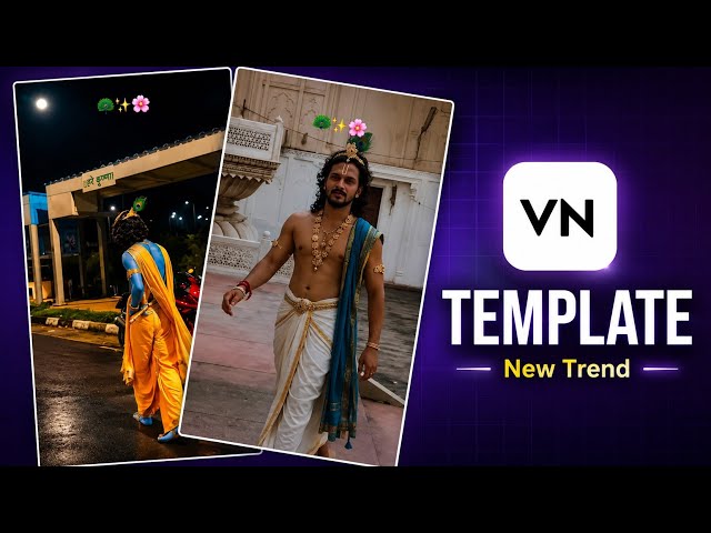 Instagram Trending Shree Krishna Reels Editing | Shree Krishna Look Reels Video Editing | VN Code
