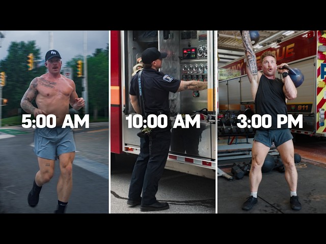 Day in the Life on a 24 Hour Firefighter Shift | Calls, Drills, and Training