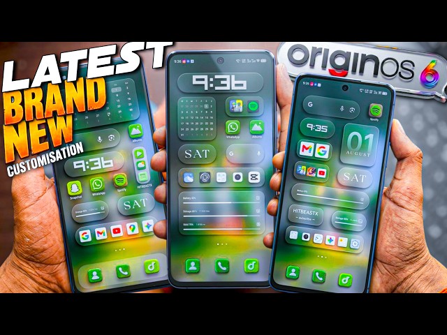LATEST Brand New 😯 OriginOS 6 Best Customisation 🤩 | For Vivo & iQOO users #vivo #originos6