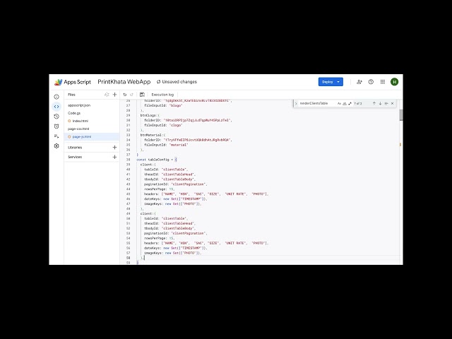Product Class #13 | Generic Dynamic Table with Config | Render Clients & Goods Data