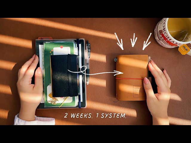how i fit my whole journaling system into one passport tn 📚