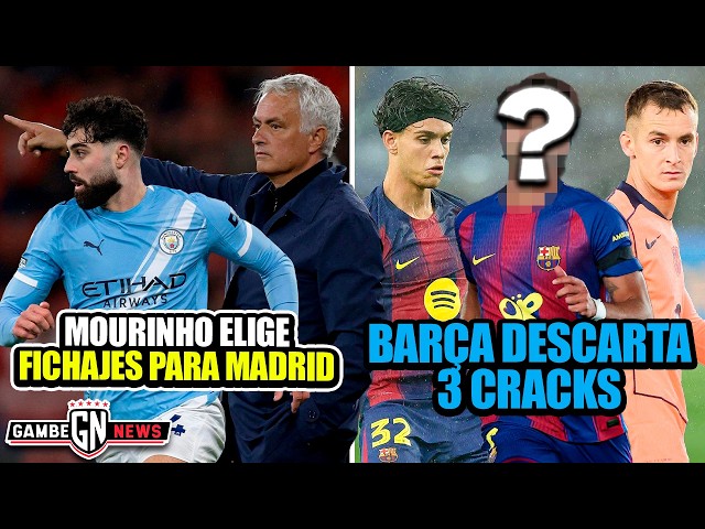 Mourinho elige fichajes para Madrid| Barça descarta 3 cracks|¿Lamine fuera estos juegos del Mundial?