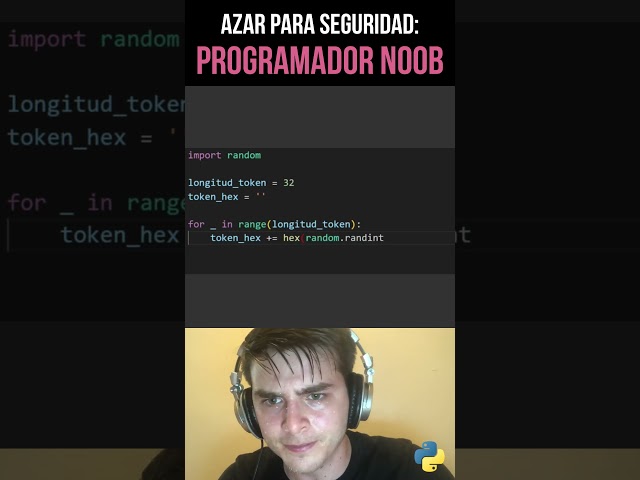 Generar tokens aleatorios en Python: Método largo vs Solución Pro con secrets