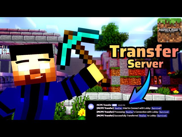 Server to Server Transfer Plugin for MCPE 1.1.x or Higher (PocketMine-MP MCPE Transfer Plugin)