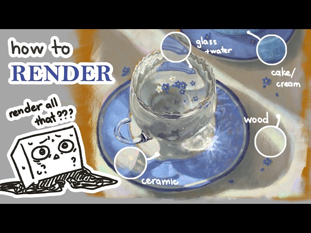 if you're an artist struggling with rendering, watch this.