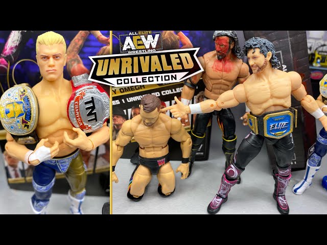 AEW UNRIVALED 1 KENNY OMEGA & CODY ACTION FIGURE REVIEW!