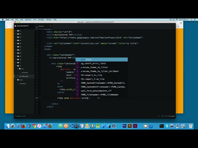 12  Arrays Asociativos en PHP