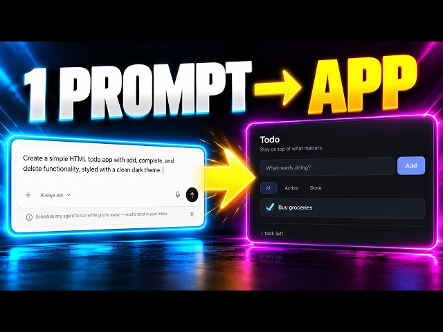 Build a Full App From One Prompt (No Code, Step by Step)