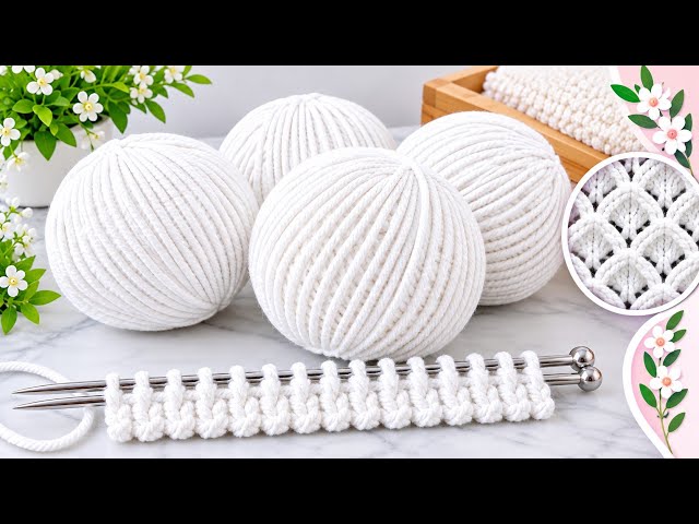 🧶Easy and beautiful knitting pattern design ✔️