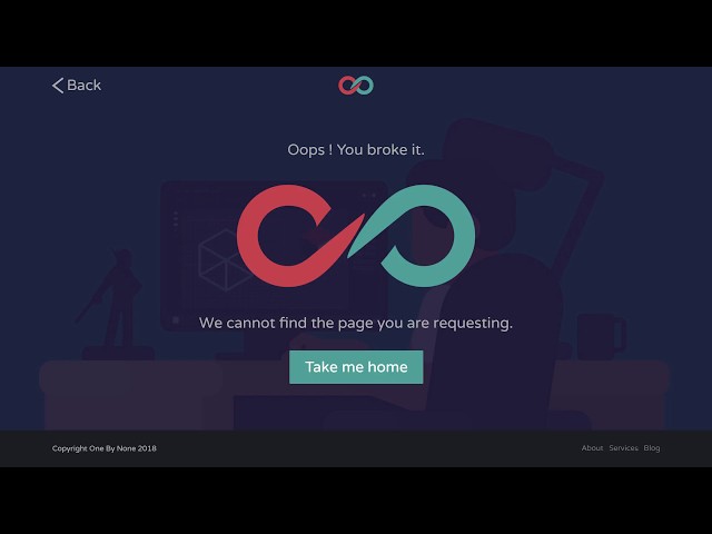 404 Page Not Found - Web Design - HTML/CSS