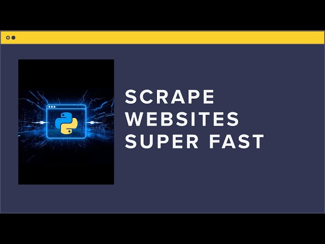 Scrape Websites With Python SUPER FAST