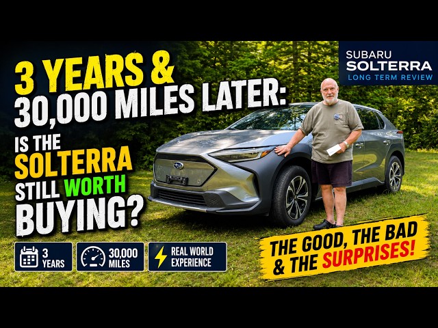 30,000 Miles Later: SUBARU SOLTERRA EV Longterm Review