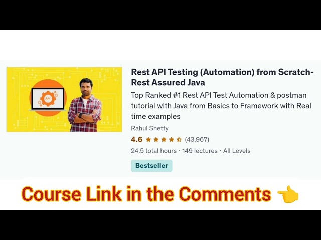 Rest API Testing (Automation) from Scratch-Rest Assured Java