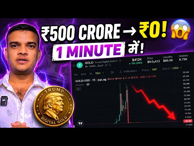 GOLD Meme Coin Crashed 99%! 🚨 | $GOLD Crypto Crash Explained