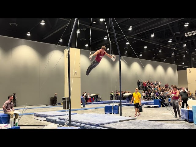 2026 GymACT National Championships Alexander Fessl-Tuck Still Rings Arizona