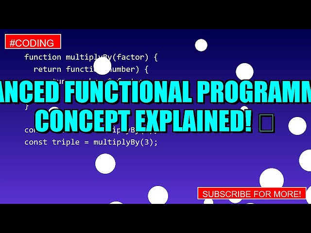 Advanced functional programming: Concept Explained! 💡