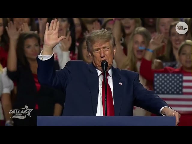 Trump has Republican convention crowd pledge to vote in midterms or 'go to hell'