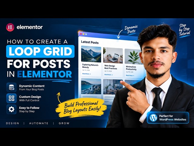 How to Create a Professional Loop Grid in Elementor Pro | WordPress Tutorial