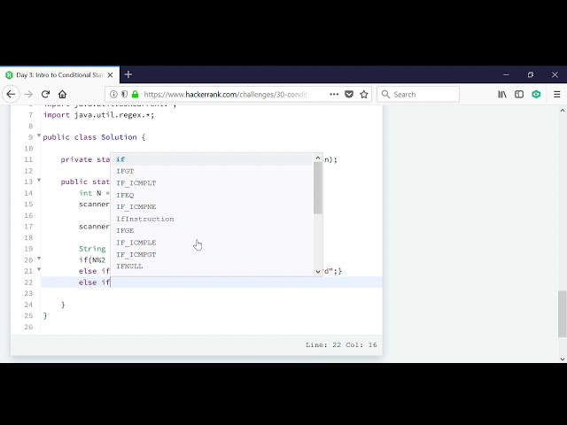 Day 3: Intro to Conditional Statements | JAVA |  HackerRank