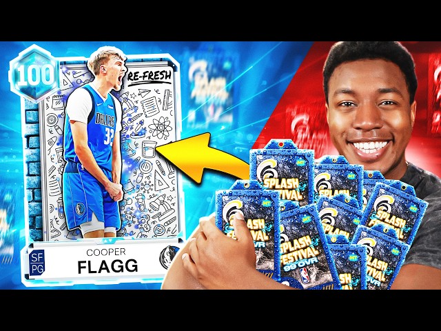 I Used 100 Overall Packs To Build My Team