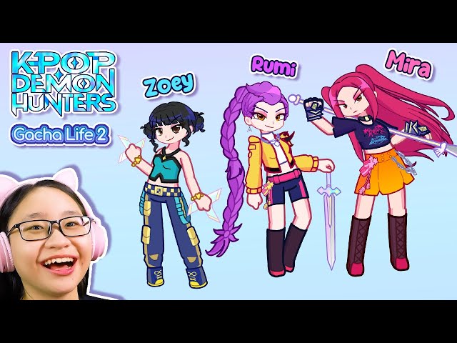 Making HUNTR/X in Gacha Life 2!!!