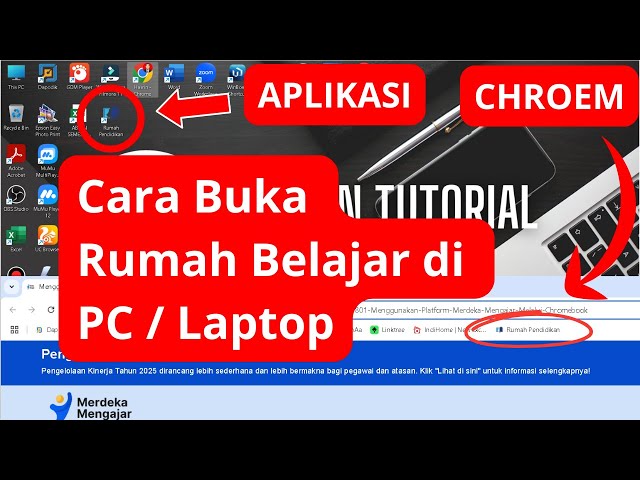 Cara Menginstal Aplikasi Rumah Pendidikan di PC atau Laptop | Cara Membuak Rumah Pendidikan