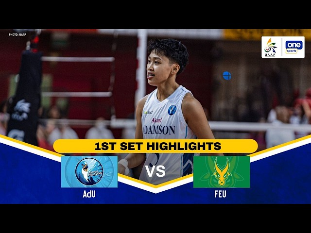 AdU vs FEU | RESUMEN DEL SET 1 | VOLEIBOL FEMENINO UAAP TEMPORADA 88 | 18 DE ABRIL DE 2026