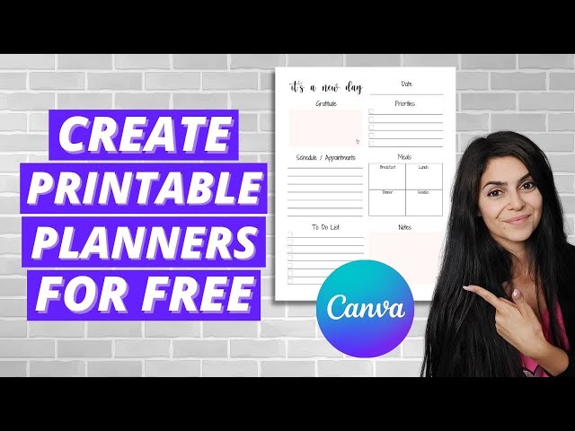 Printable Planner Tutorial in Canva | How to Create Printables to Sell Online