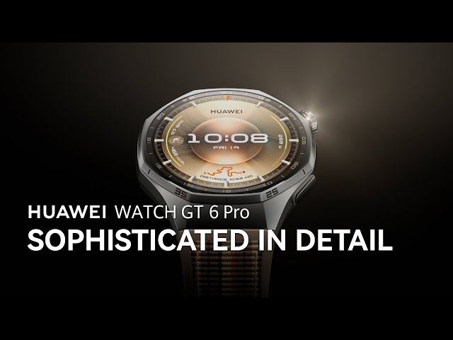 HUAWEI WATCH GT 6 Pro - Sophisticated in Detail