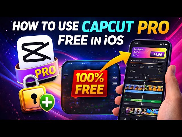How to use capcut pro free in ios 💀 #editing #bgmi #jonathan #capcut