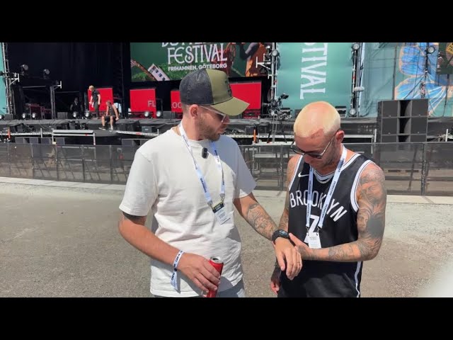 IRL STREAM! Backstage på butterfly festival - Joakim Lundell!