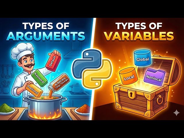 Types of arguments and variables in Python | Python Series #19
