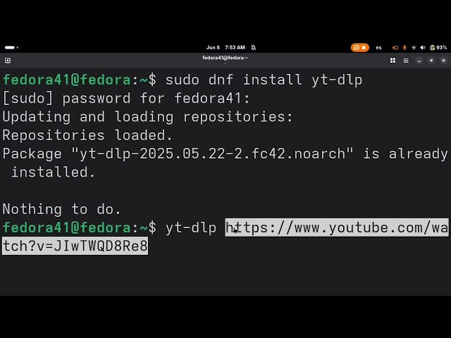 1  Cómo Descargar Videos desde el Terminal de Linux Fedora, Ubuntu, ETC