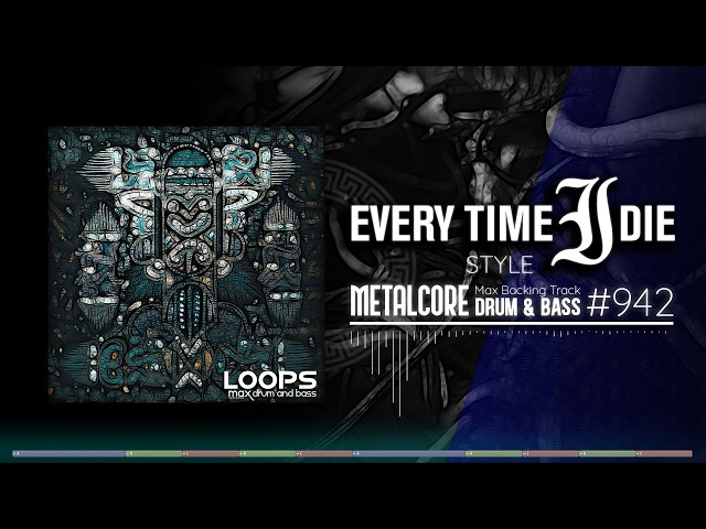 Metalcore Backing Track / Drum And Bass / Every Time I Die Style / 105 bpm Jam in C Minor