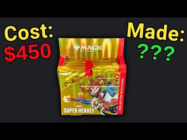 Opening a Marvel Super Heroes MTG Collector Box