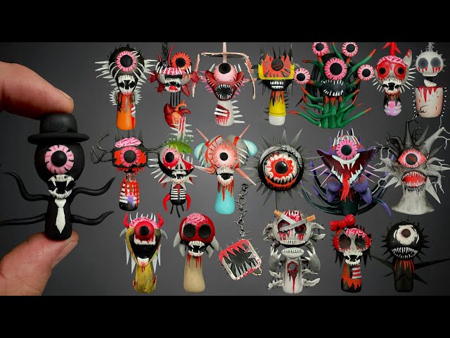 Making SPRUNKI all PHASE 8 with CLAY (COMPILATION)