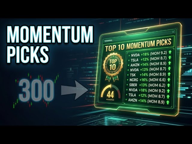 This Python Scanner Filters 300 Stocks to Find 10 Momentum Signals