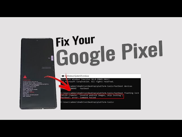 Fix 'Invalid Android Image' Error – Lock Bootloader & Flash Stock ROM