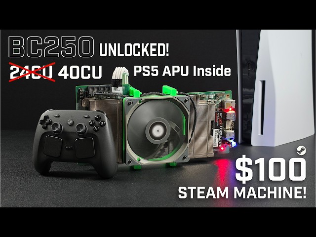 $100 Steam Machine GPU Unlocked! PS5 APU (ASRock BC-250)