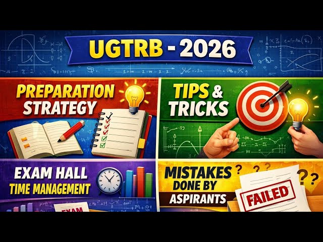 UGTRB/ TET APPOINTMENT EXAM - PREPARATION TIPS AND TRICKS  #ugtrb #ugtrbmaths #tutorflicks #tntet 
