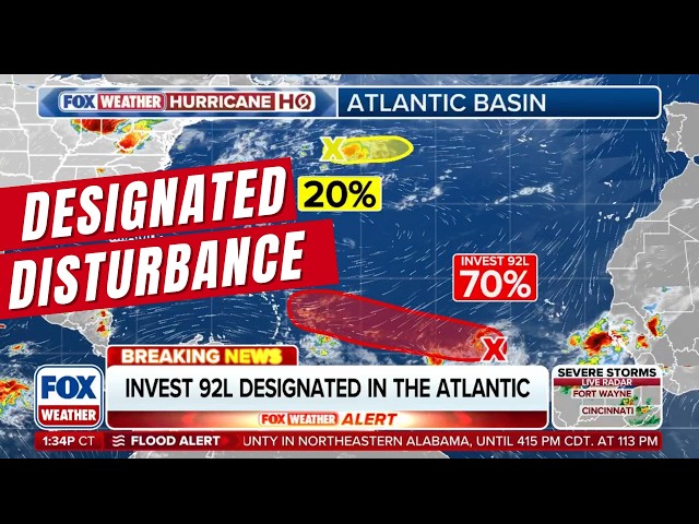 BREAKING: Invest 92L Designated in the Atlantic as Tropical Activity Heats Up