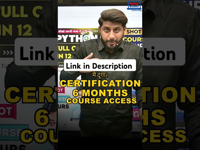 Free Live Python Course by Vikas Singh | Hindi | Urdu | Python Tutorial