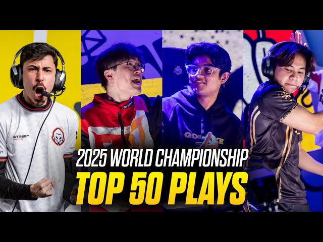 🔥TOP 50 BEST PLAYS! |🏆2025 CODM World Championship